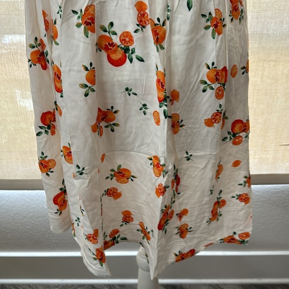 Nevena Rae NWOT Cute Off the Shoulder Orange Design Summer Dress - Picture 7 of 17